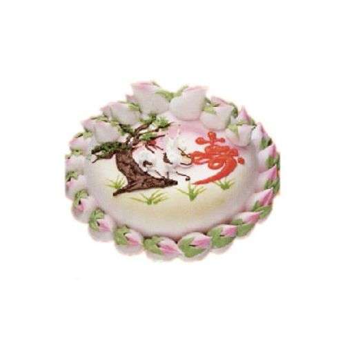 Peach Blessing Cake  - China Delivery Only