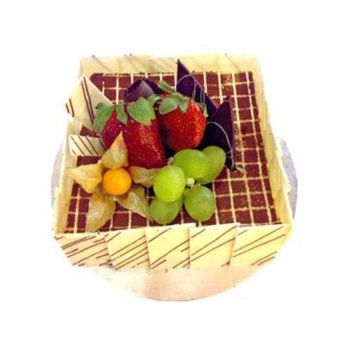 Fruitti Square Sponge Cake - Singapore Delivery Only