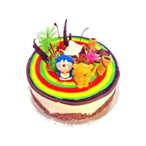Rainbow Connection Sponge Cake - Singapore Delivery Only