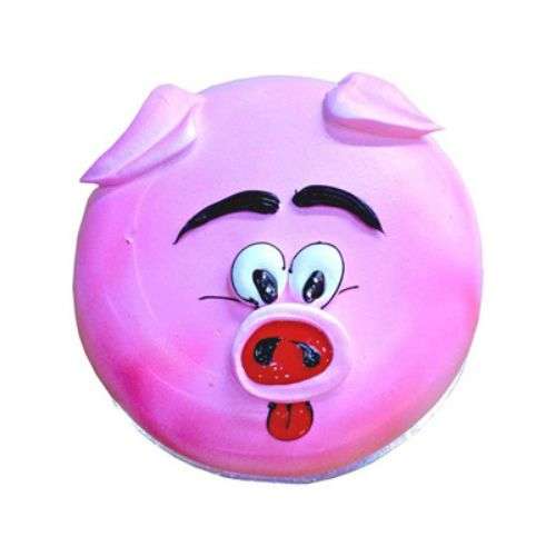 Porky Face Sponge Cake - Singapore Delivery Only