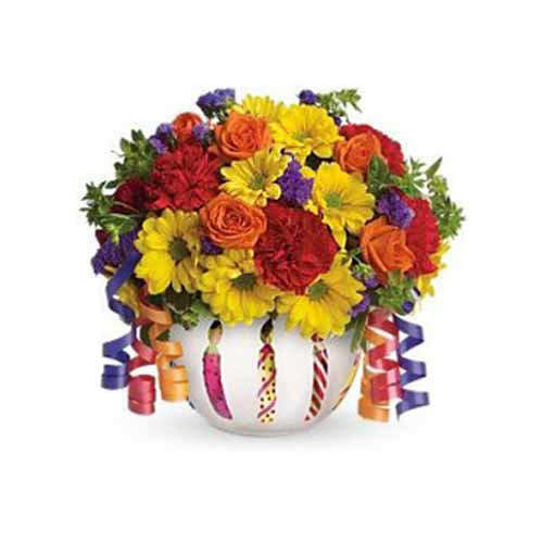 Brilliant Birthday Blooms - Liberia Delivery Only