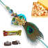 Zardosi Peacock Rakhi - 12 - UK Delivery Only